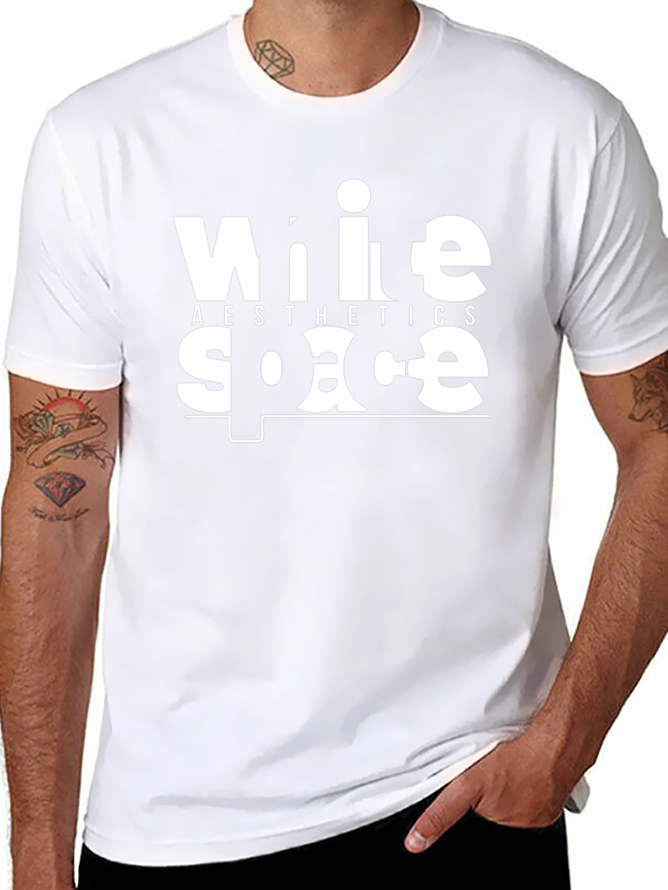 Aesthetics Space Graphic Tee - Stylish Cotton T-Shirt