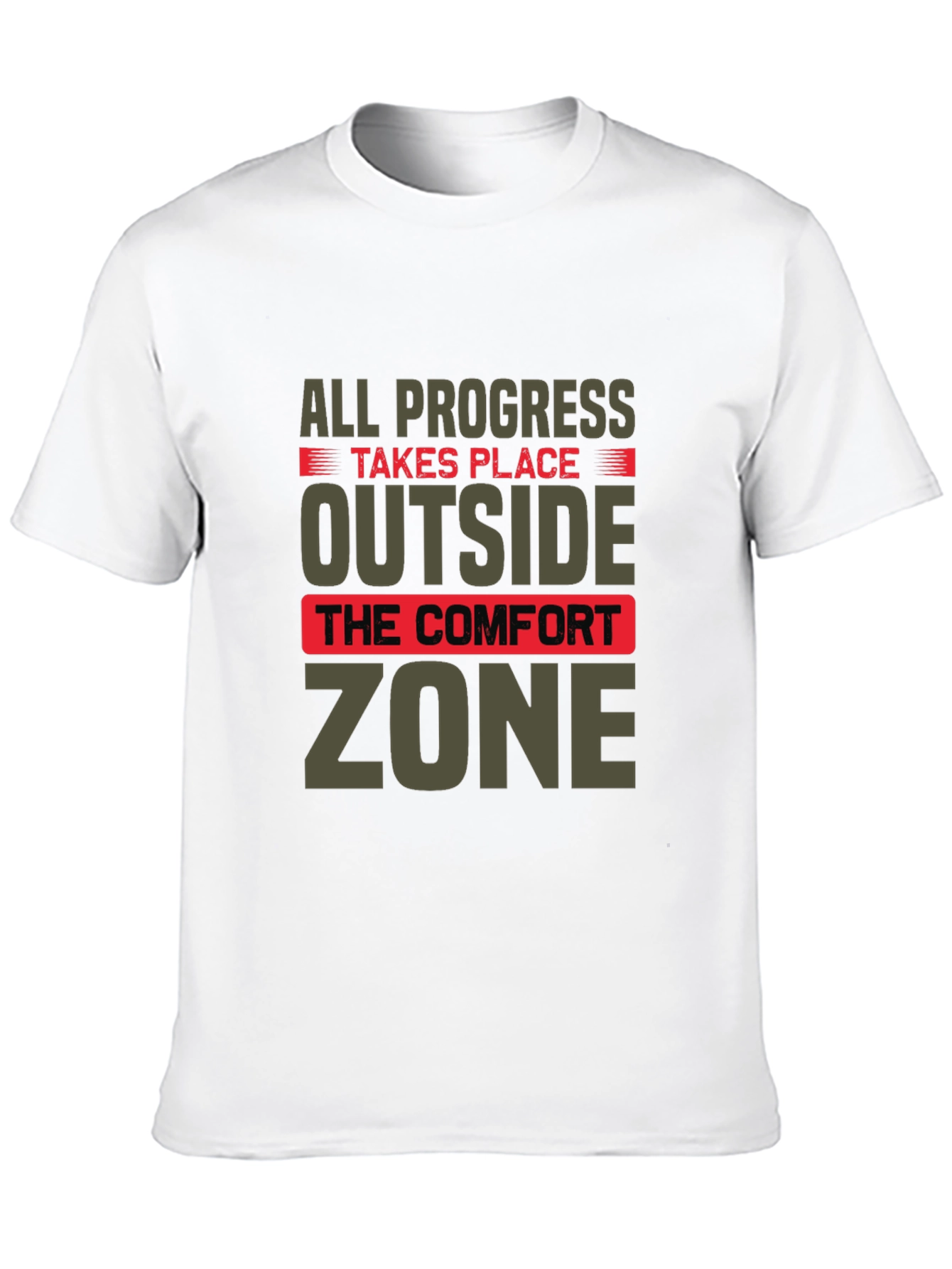 Progress Outside Comfort Zone Graphic T-Shirt