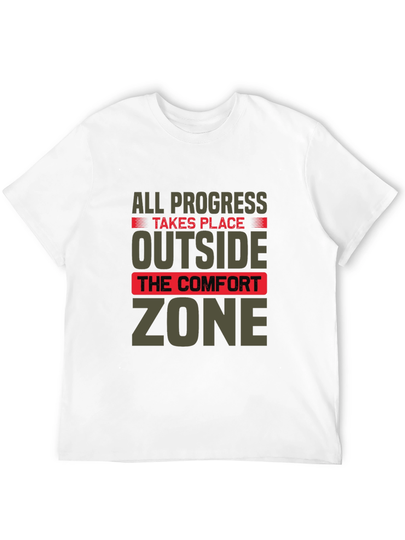Progress Outside Comfort Zone Graphic T-Shirt