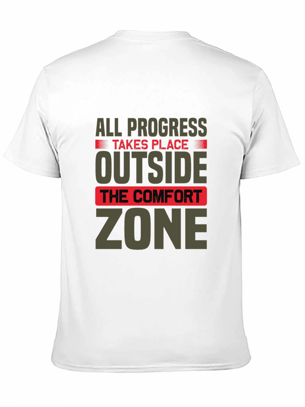 Progress Outside Comfort Zone Graphic T-Shirt