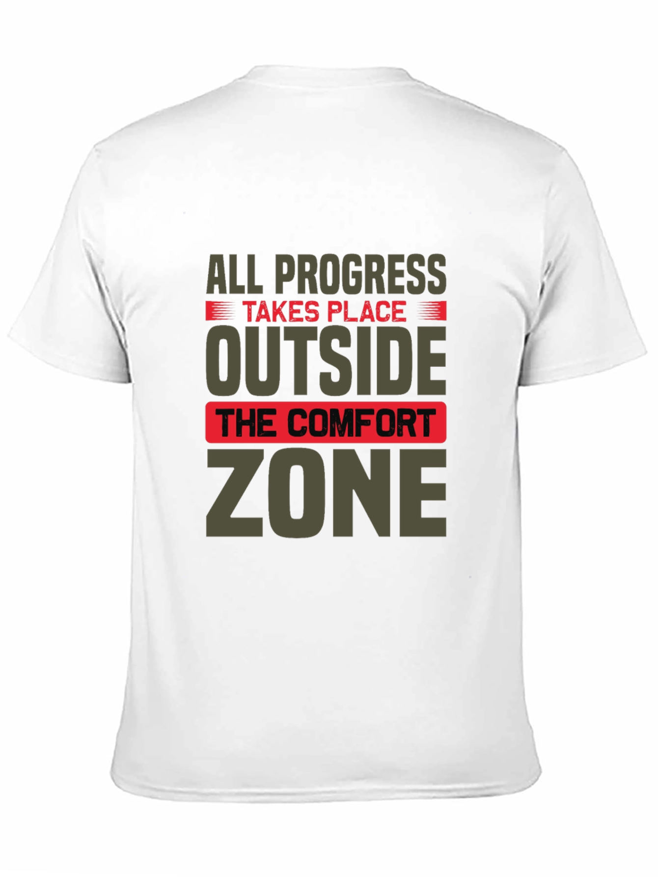 Progress Outside Comfort Zone Graphic T-Shirt