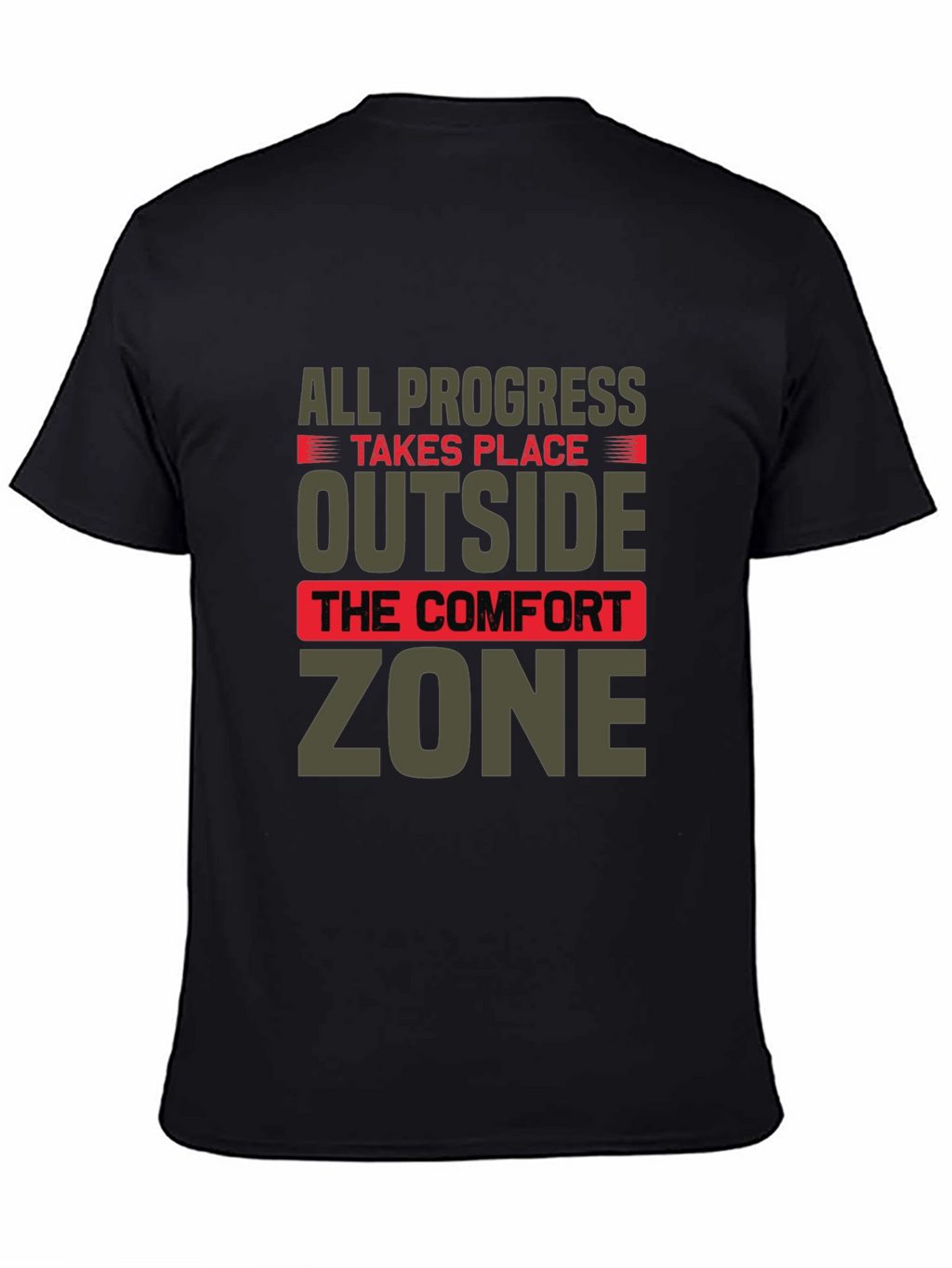 Progress Outside Comfort Zone Graphic T-Shirt