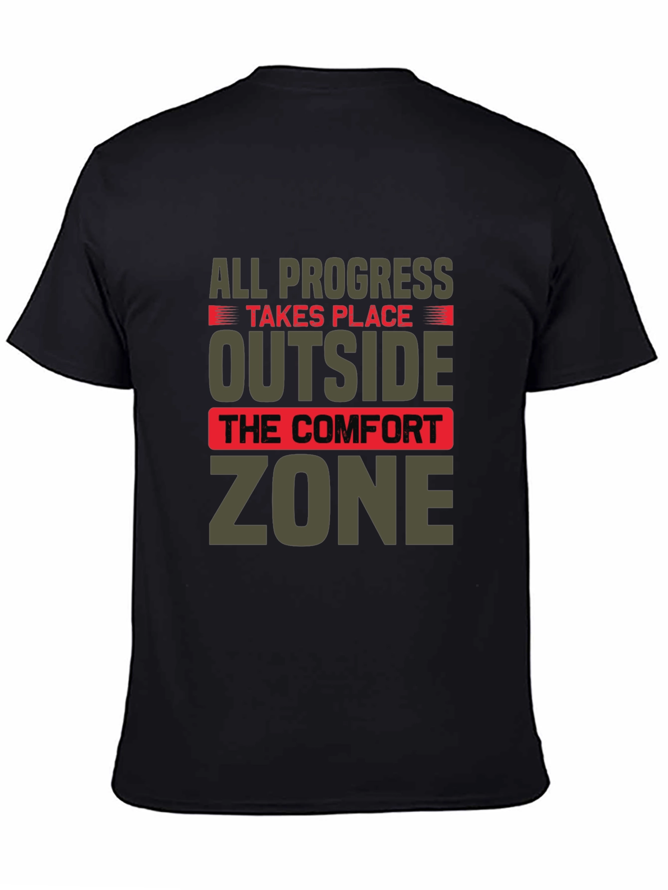 Progress Outside Comfort Zone Graphic T-Shirt
