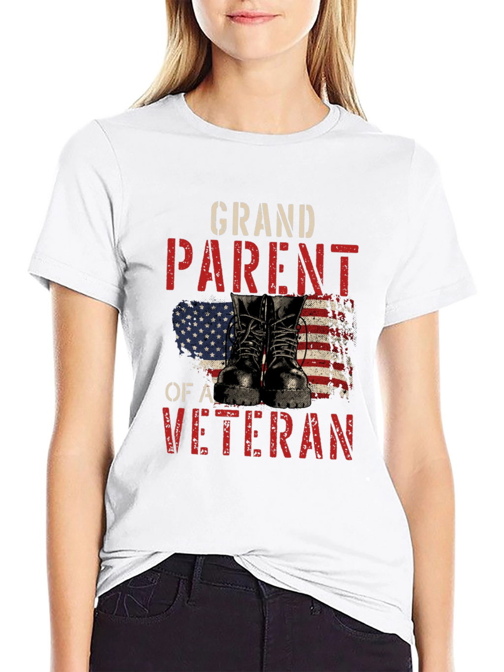 Grandparent of a Veteran T-Shirt - Patriotic