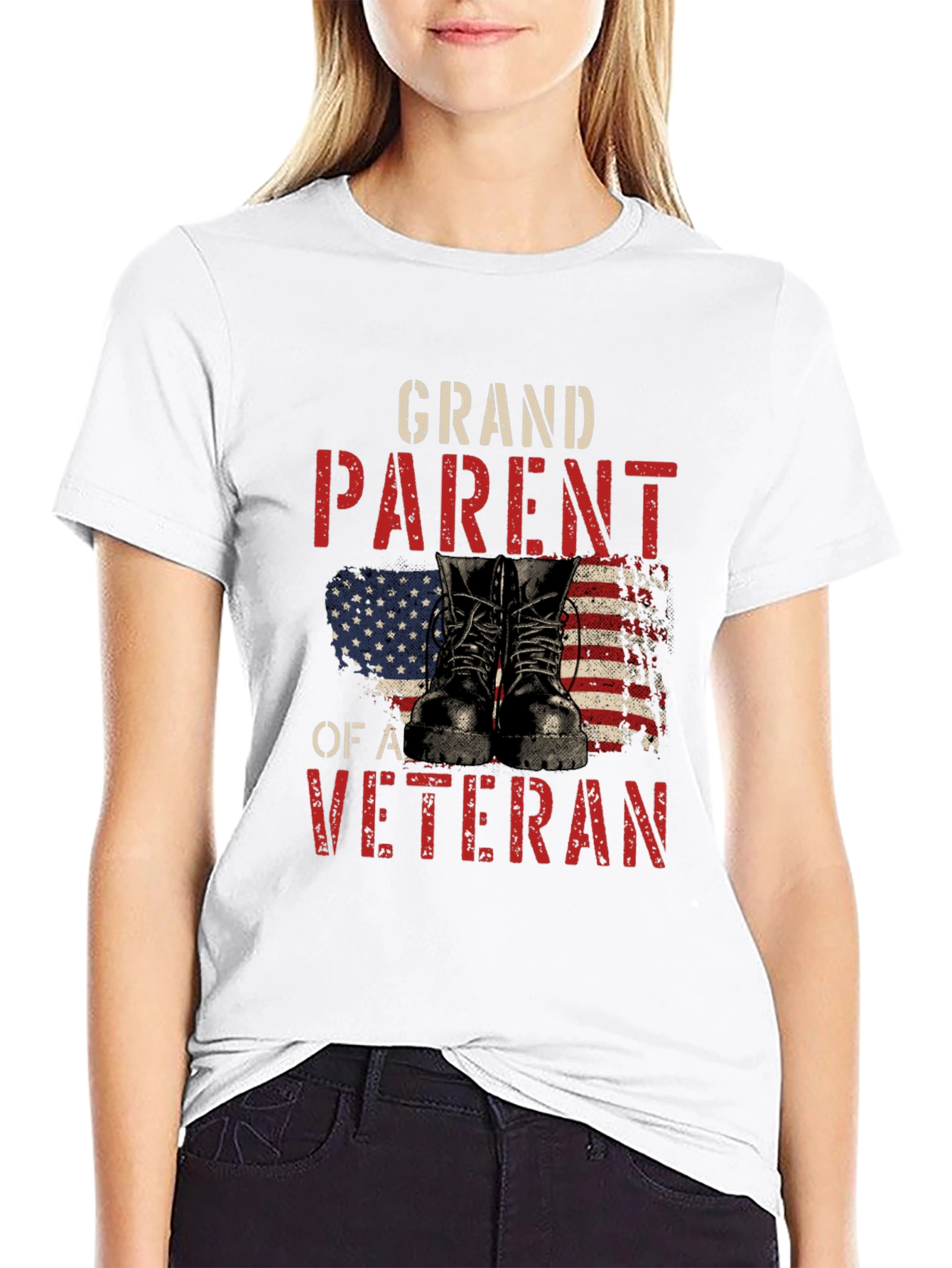 Grandparent of a Veteran T-Shirt - Patriotic
