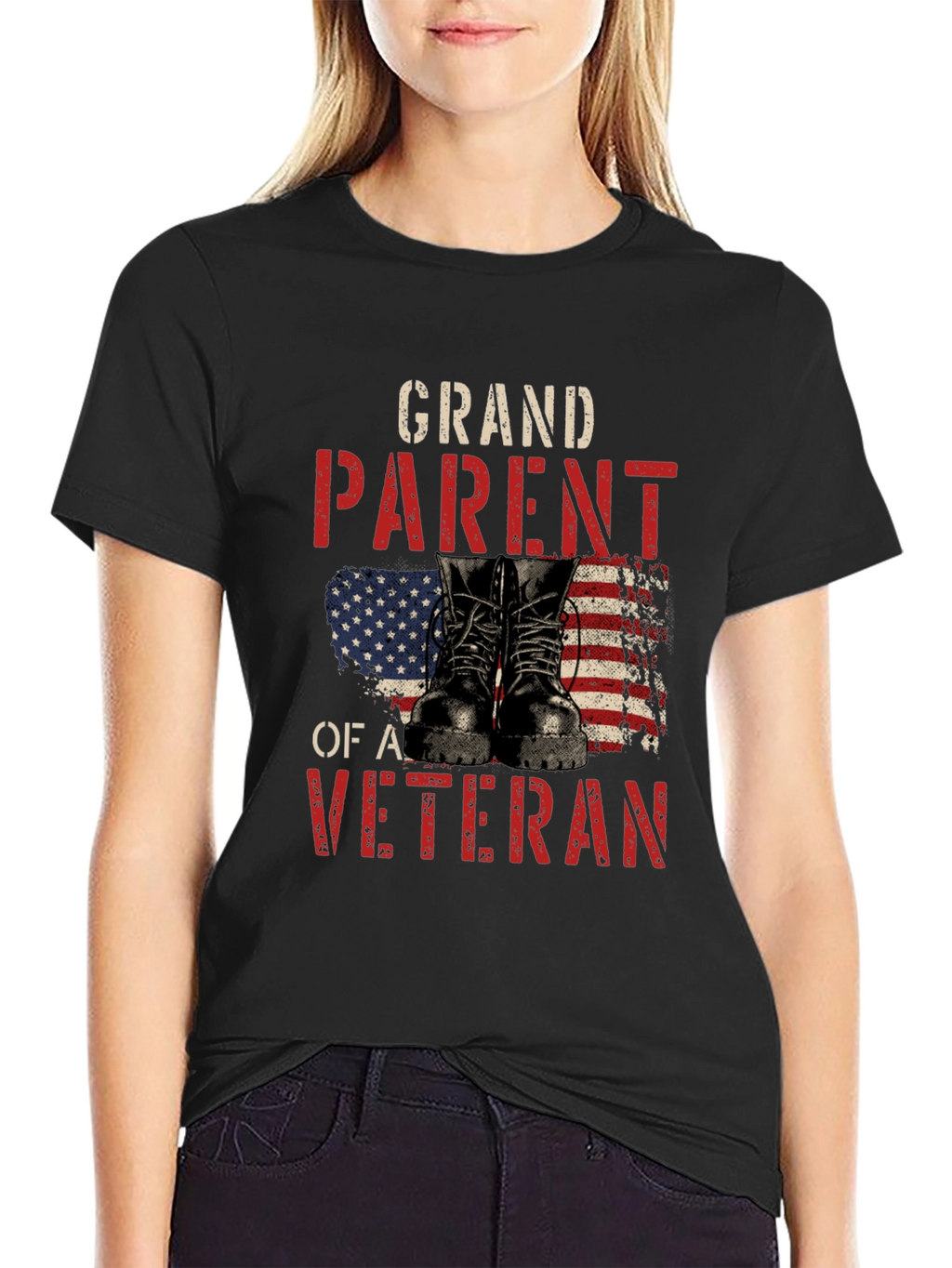 Grandparent of a Veteran T-Shirt - Patriotic