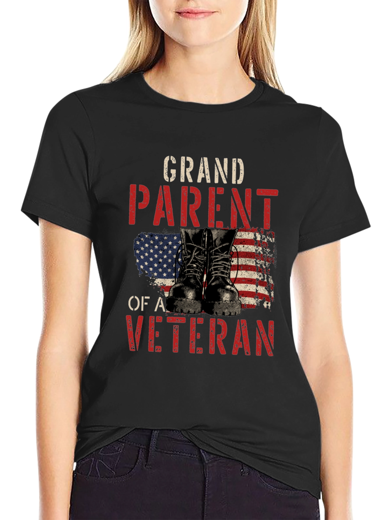 Grandparent of a Veteran T-Shirt - Patriotic