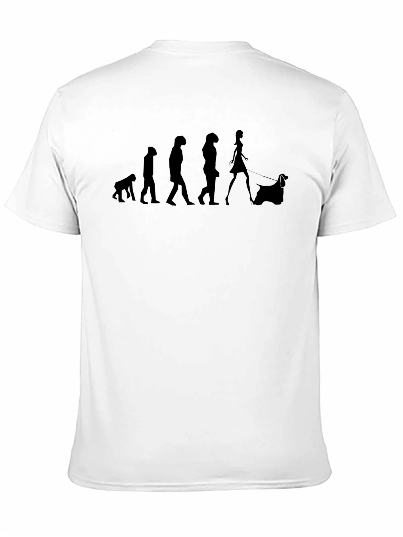 Evolution Dog Walker Graphic Tee - Black
