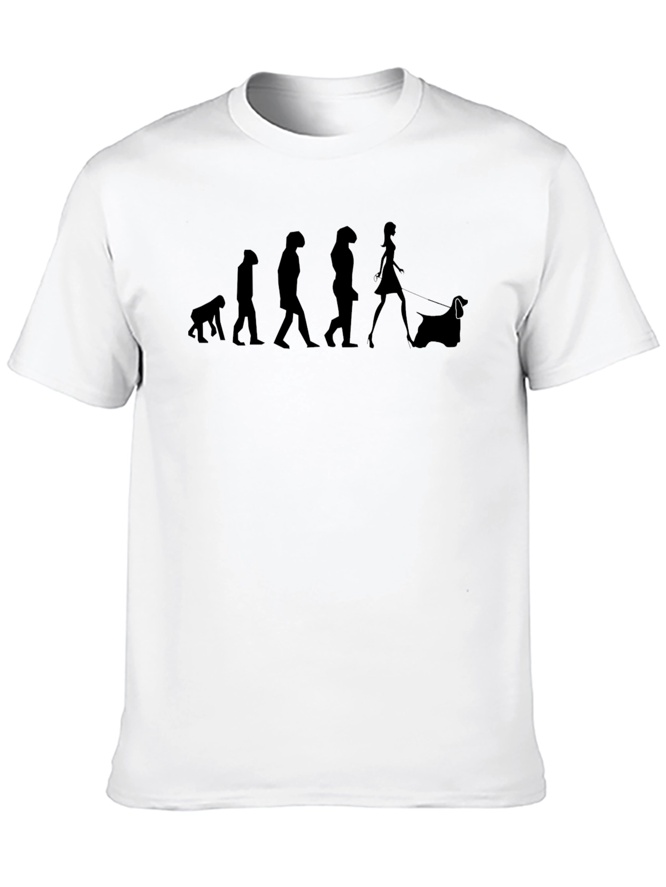 Evolution Dog Walker Graphic Tee - Black