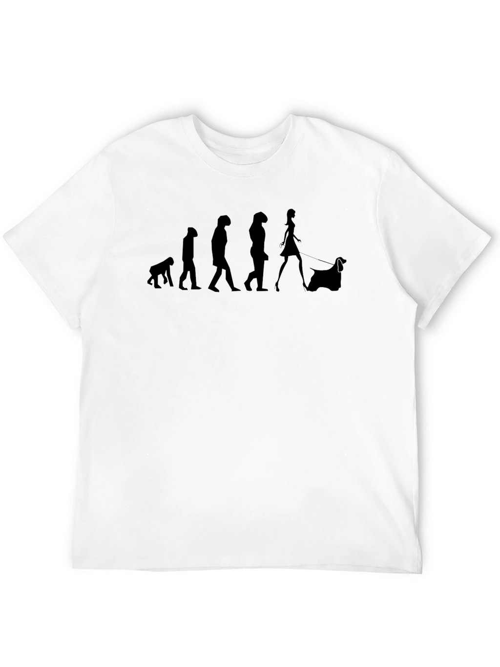 Evolution Dog Walker Graphic Tee - Black