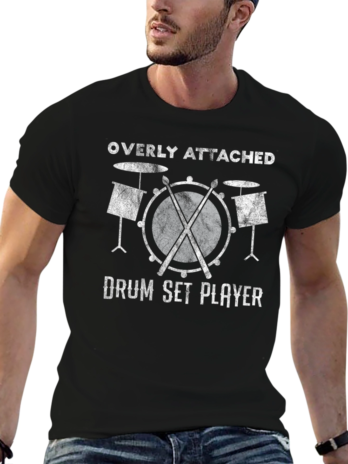 Overly Attached Drum Set Player T-Shirt