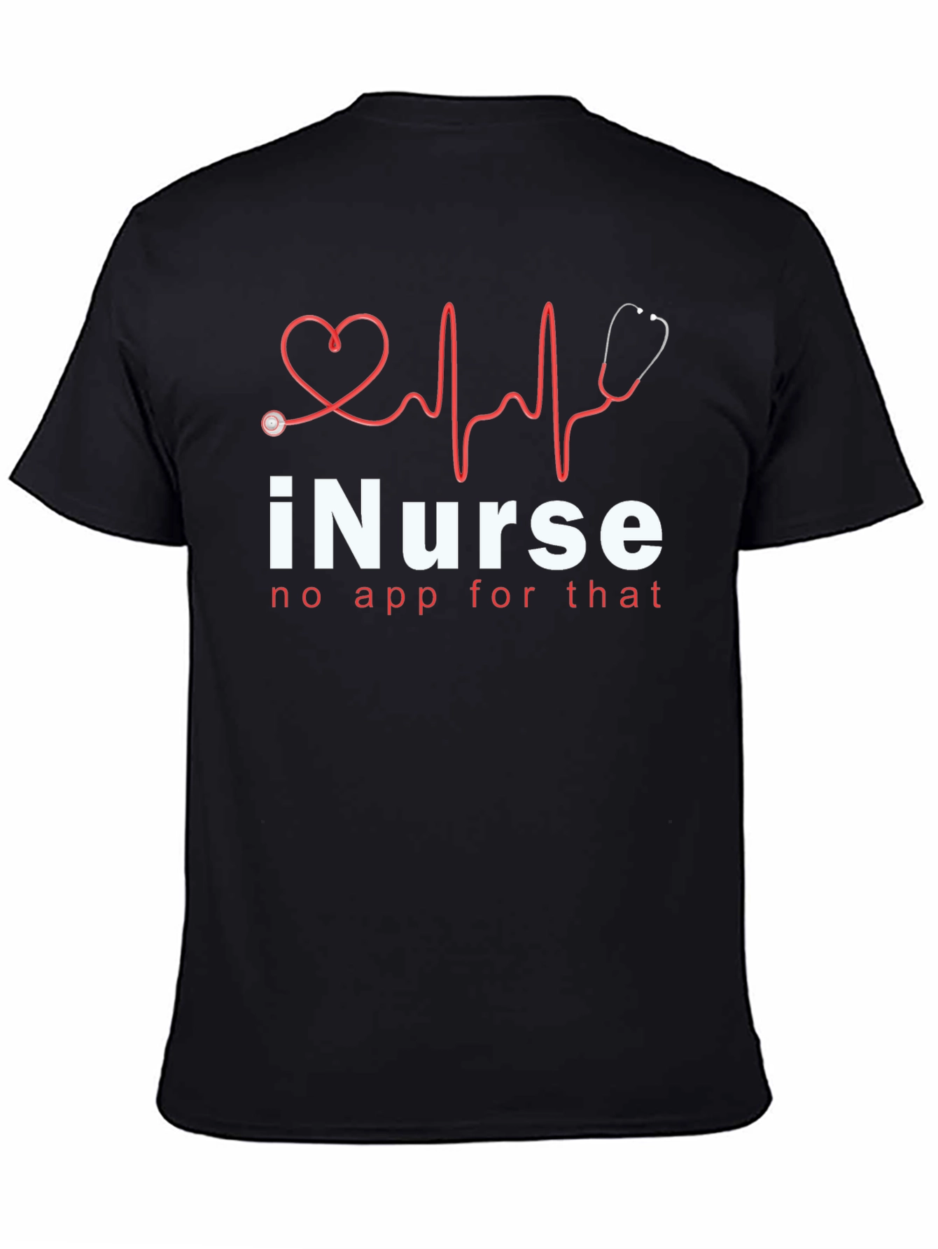 iNurse Heartbeat Graphic Tee - No App For That