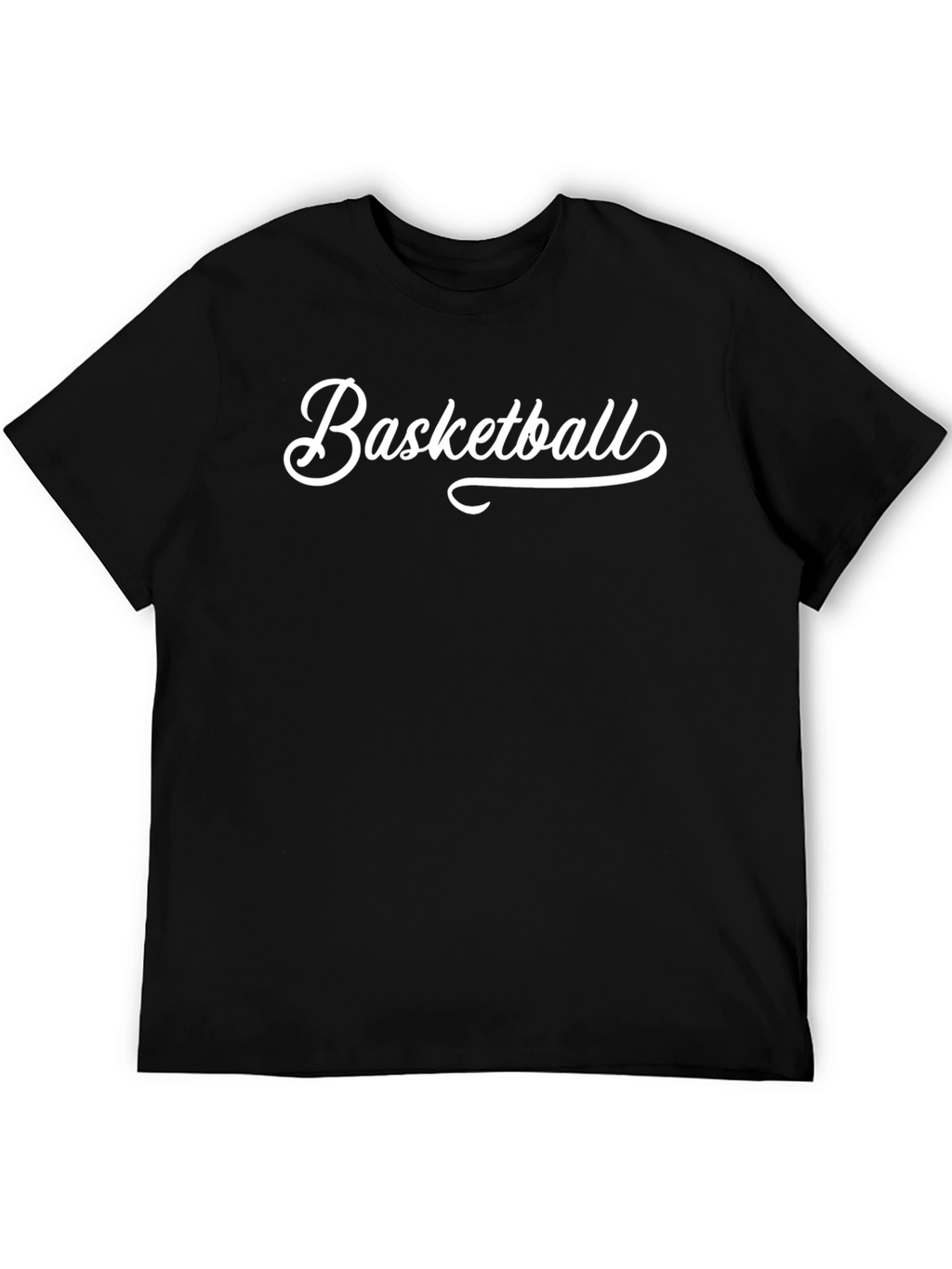 Basketball Graphic Tee - Sporty Black T-Shirt