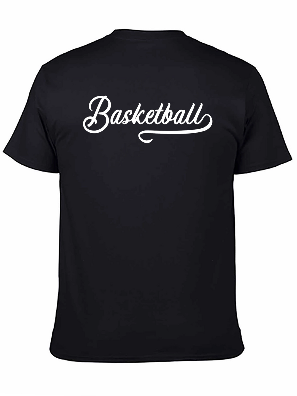 Basketball Graphic Tee - Sporty Black T-Shirt