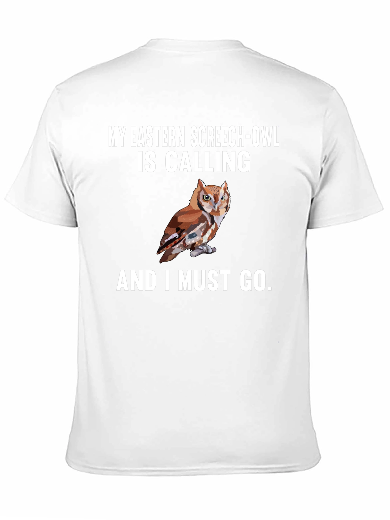 Eastern Screech Owl Calling T-Shirt