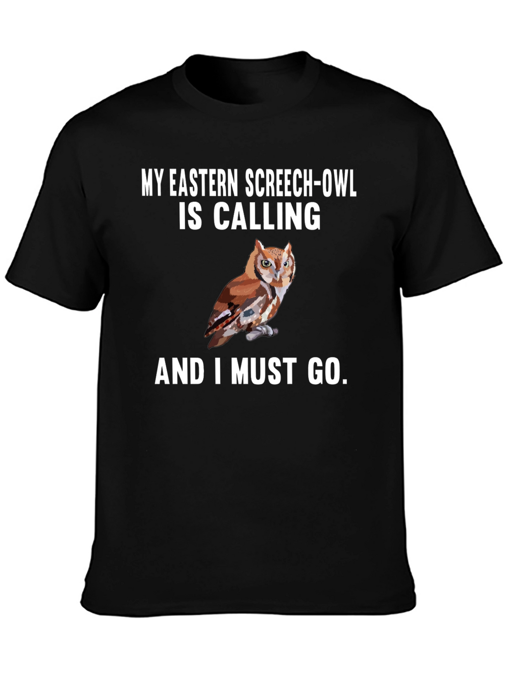 Eastern Screech Owl Calling T-Shirt