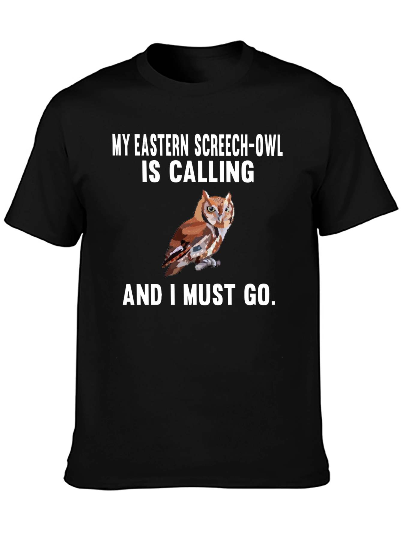 Eastern Screech Owl Calling T-Shirt