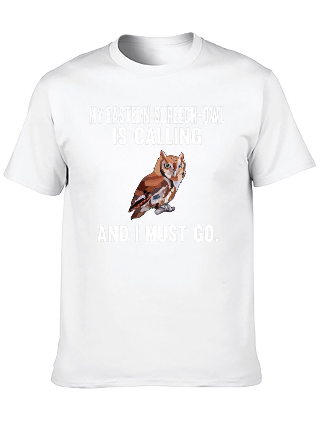Eastern Screech Owl Calling T-Shirt
