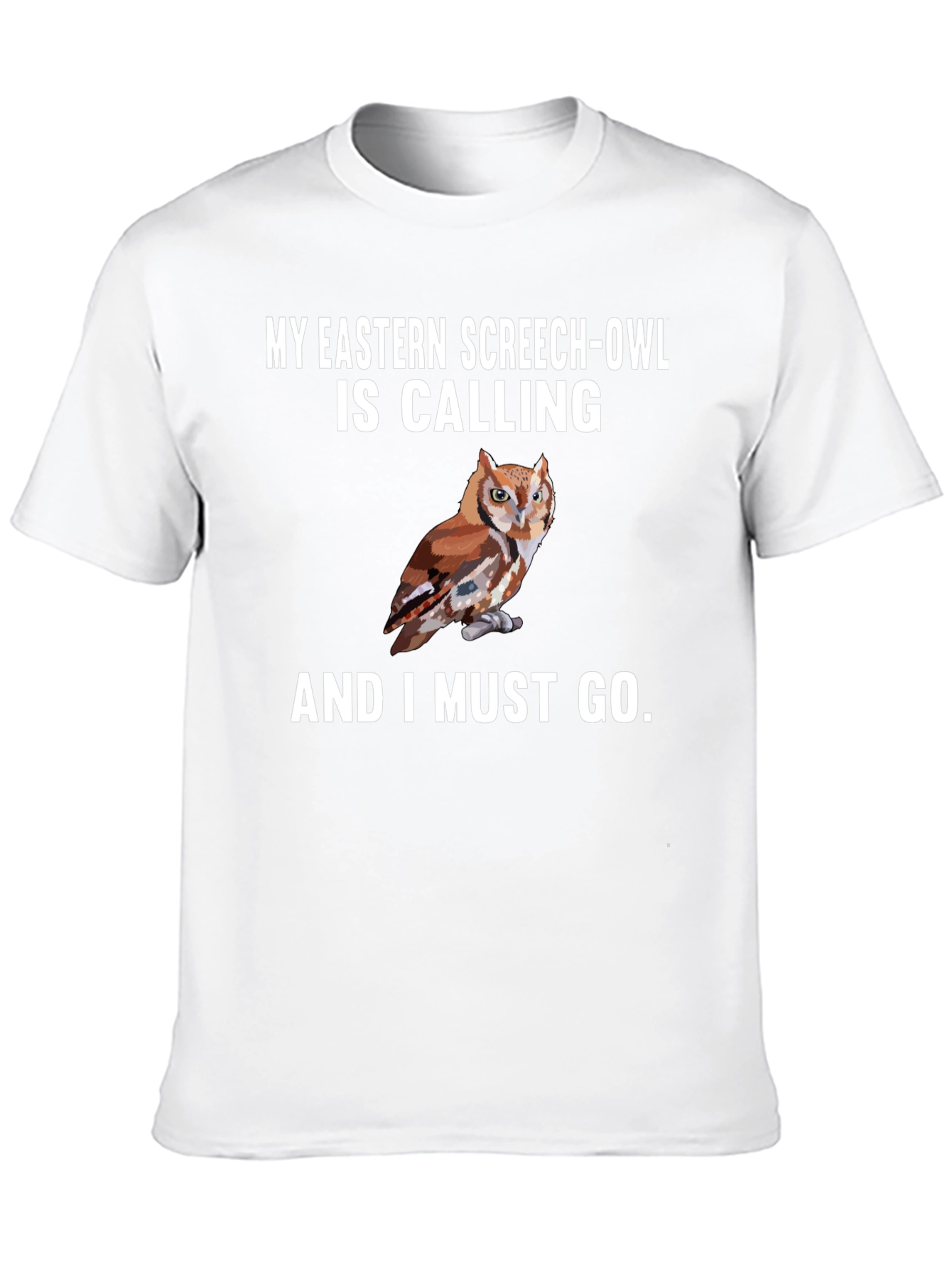 Eastern Screech Owl Calling T-Shirt