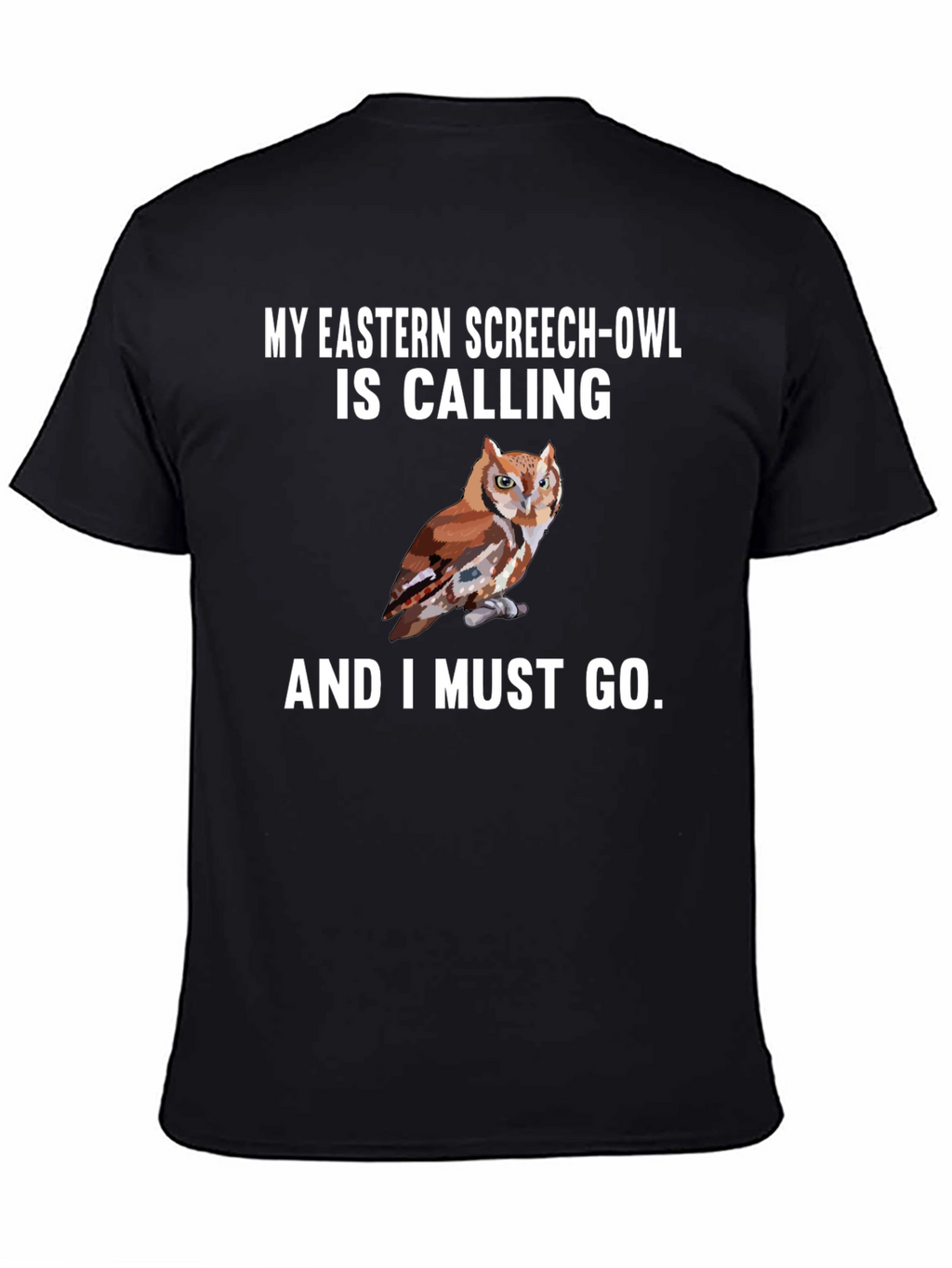 Eastern Screech Owl Calling T-Shirt