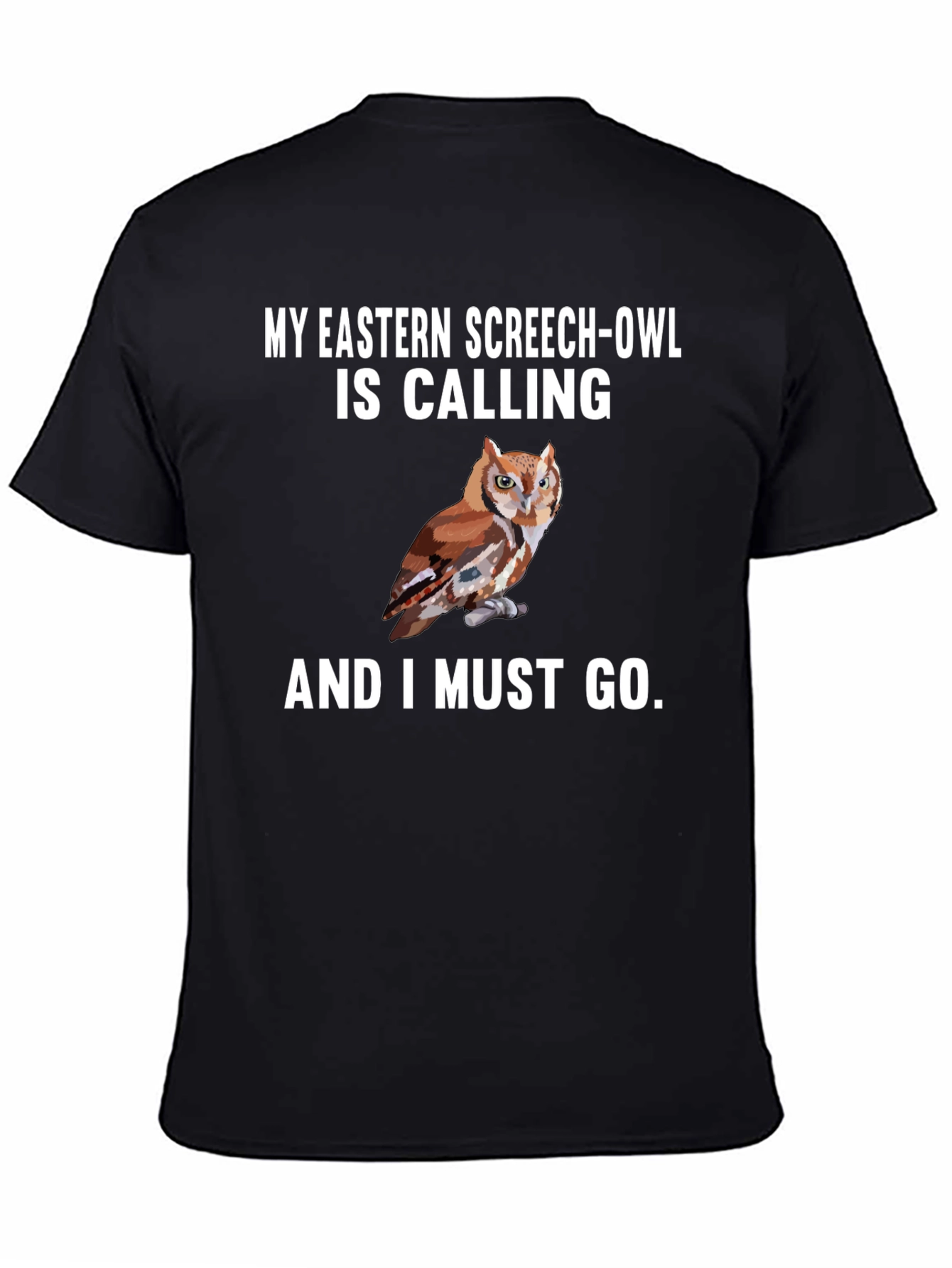 Eastern Screech Owl Calling T-Shirt