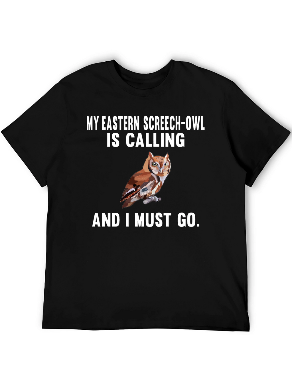 Eastern Screech Owl Calling T-Shirt