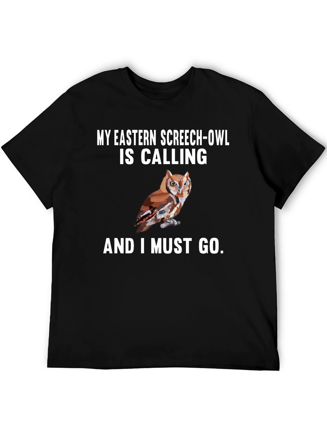 Eastern Screech Owl Calling T-Shirt