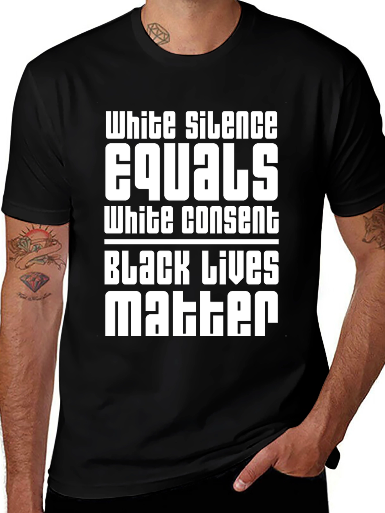 Black Lives Matter Statement Graphic Tee