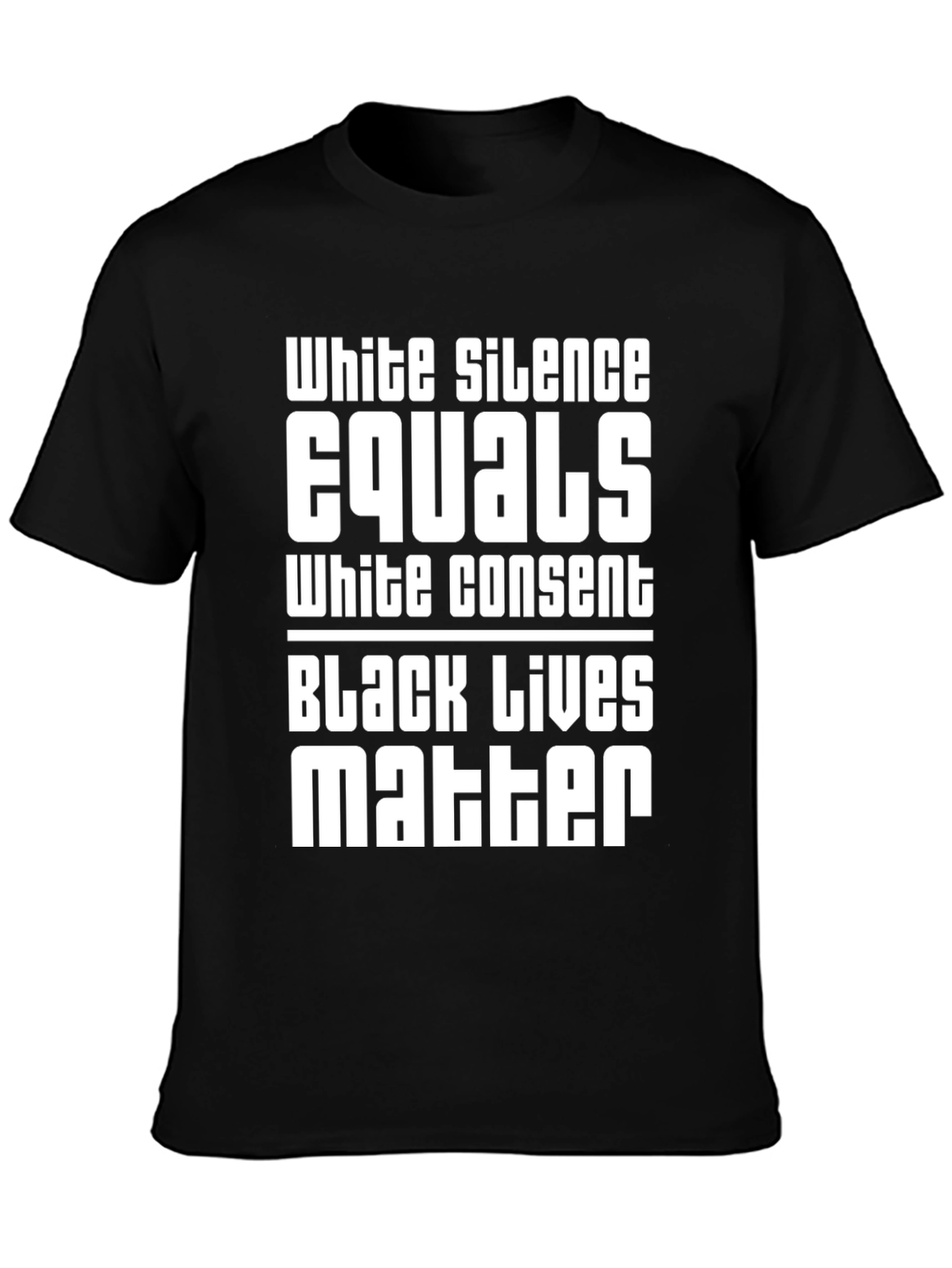 Black Lives Matter Statement Graphic Tee