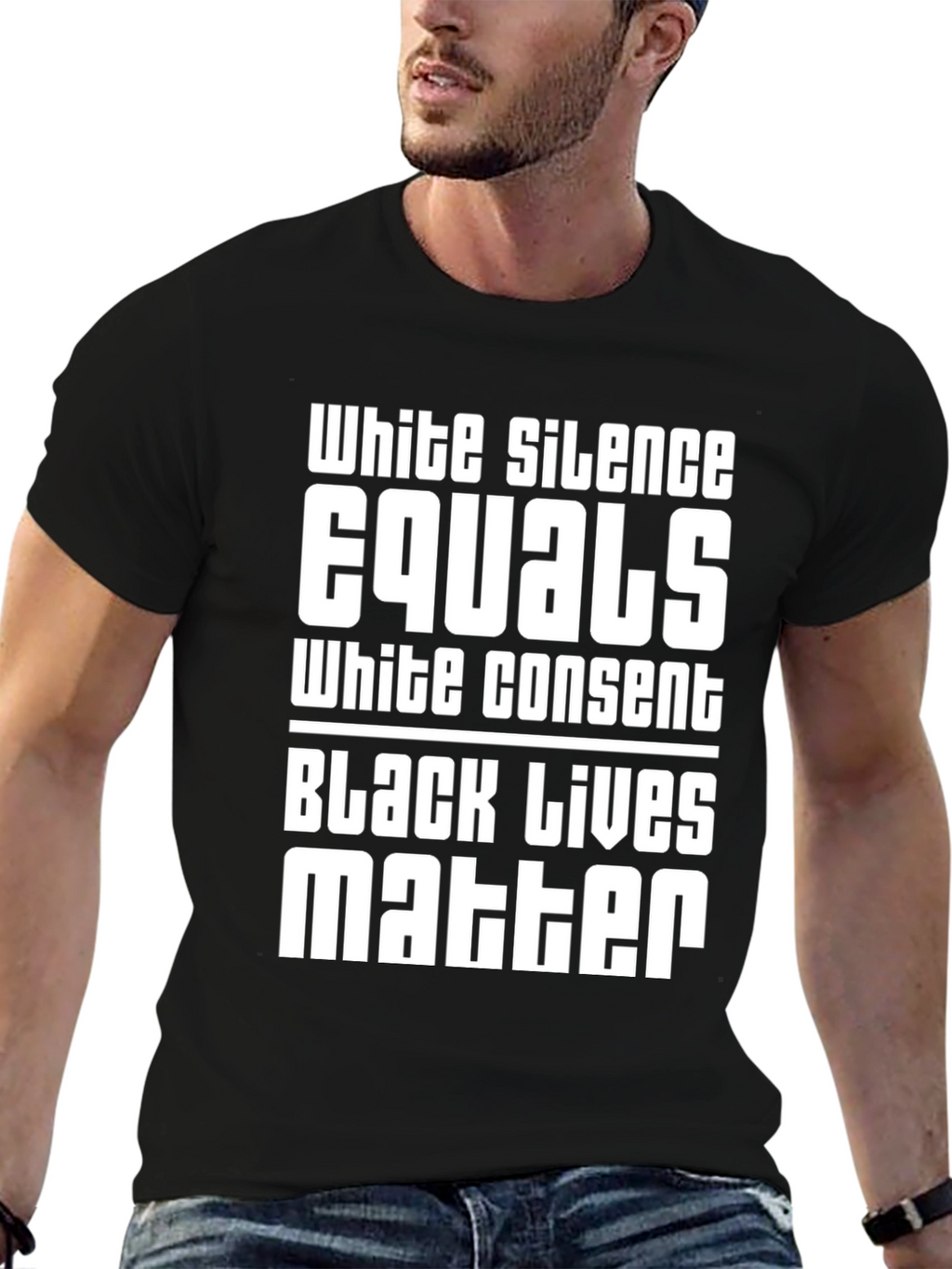 Black Lives Matter Statement Graphic Tee