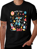 Math Day Graphic T-Shirt - Black