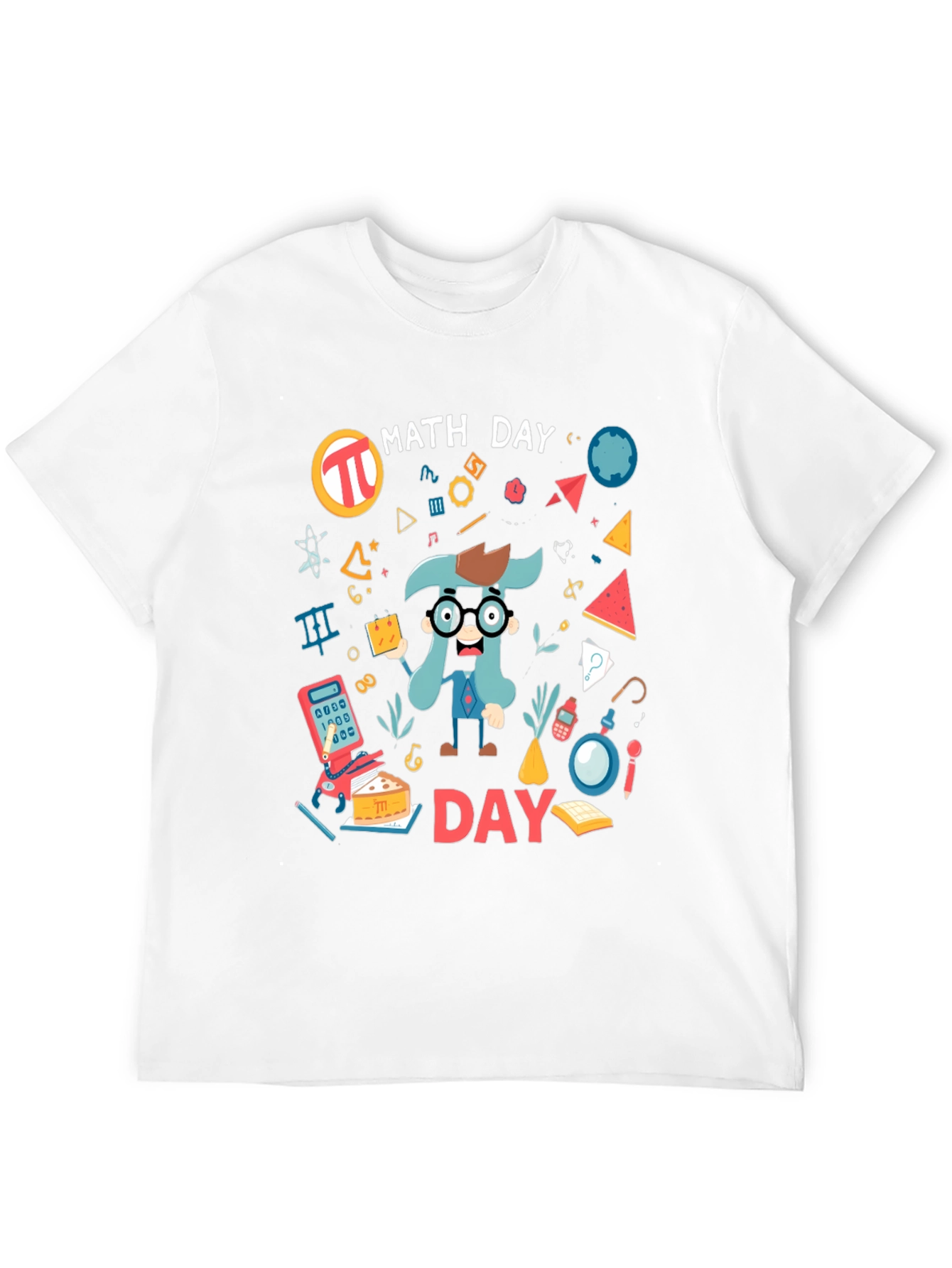 Math Day Graphic T-Shirt - Black