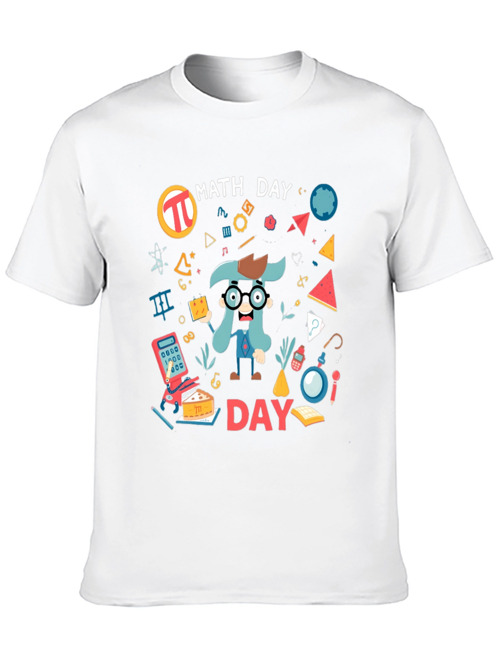 Math Day Graphic T-Shirt - Black