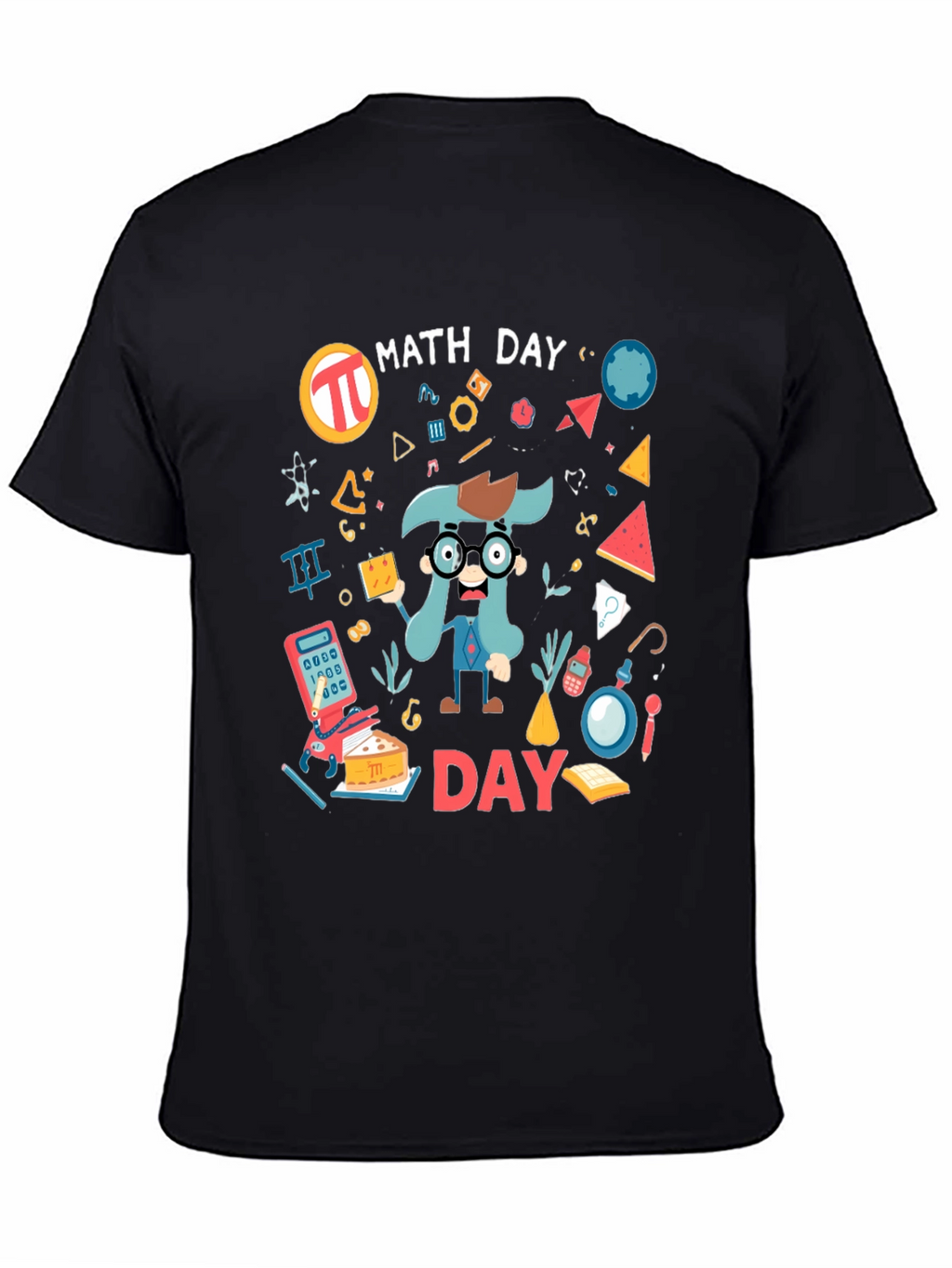 Math Day Graphic T-Shirt - Black