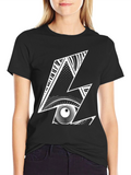 Abstract Graphic Print Mens T-Shirt