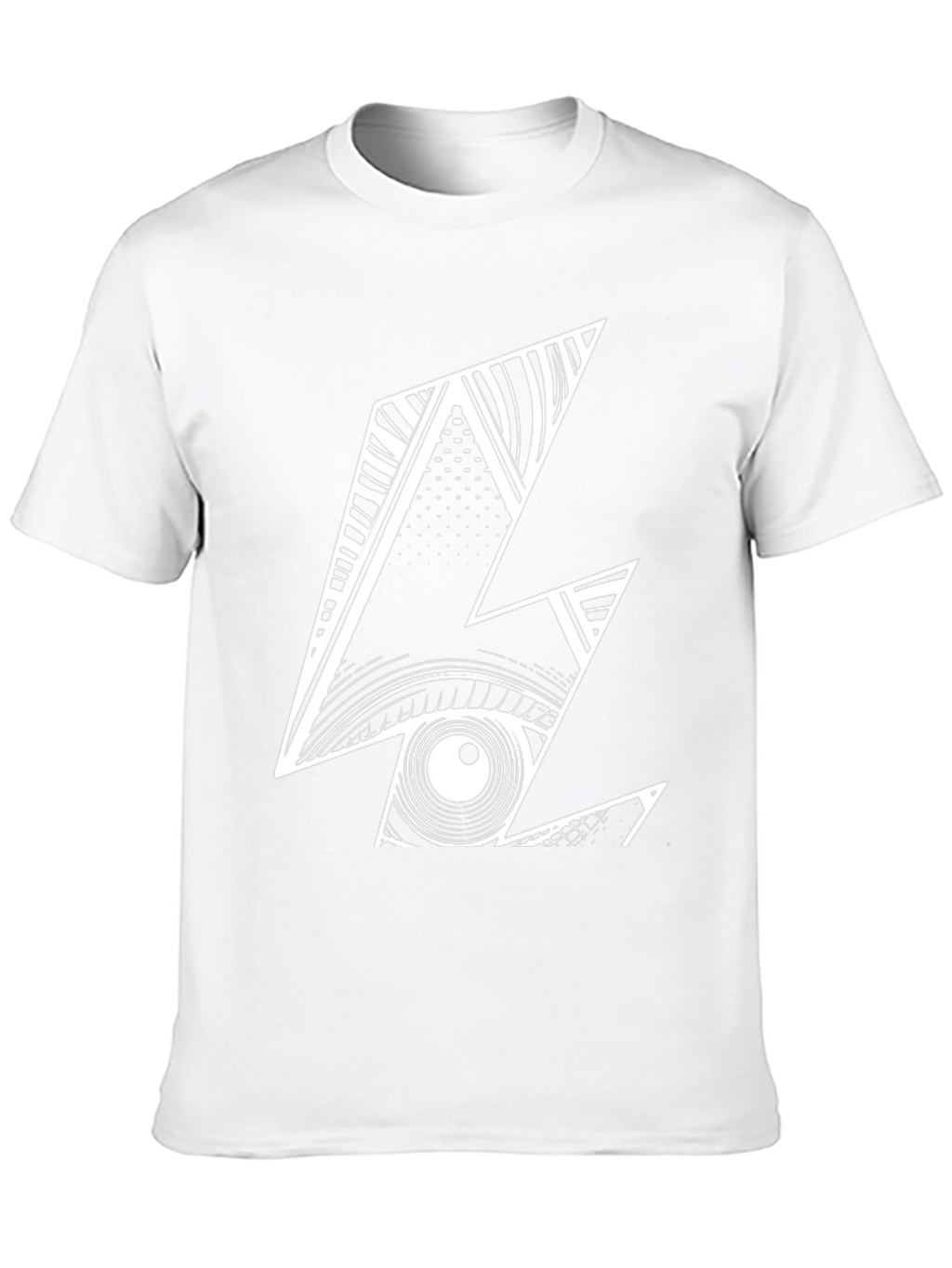 Abstract Graphic Print Mens T-Shirt