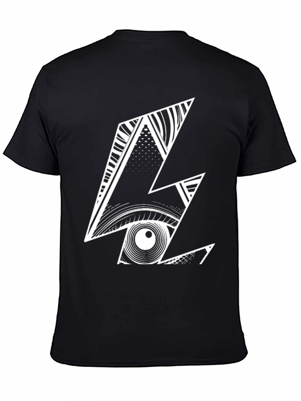 Abstract Graphic Print Mens T-Shirt