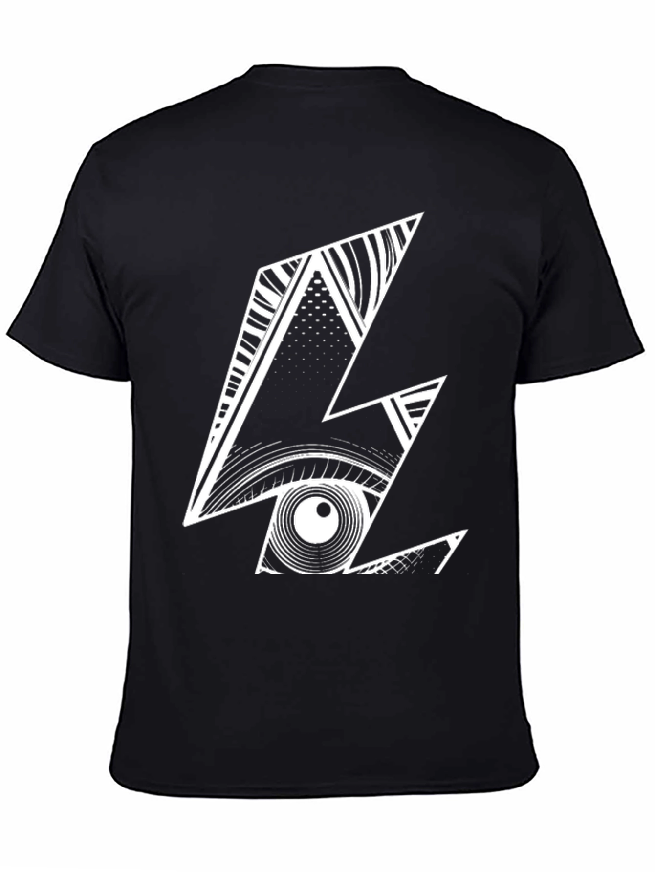Abstract Graphic Print Mens T-Shirt