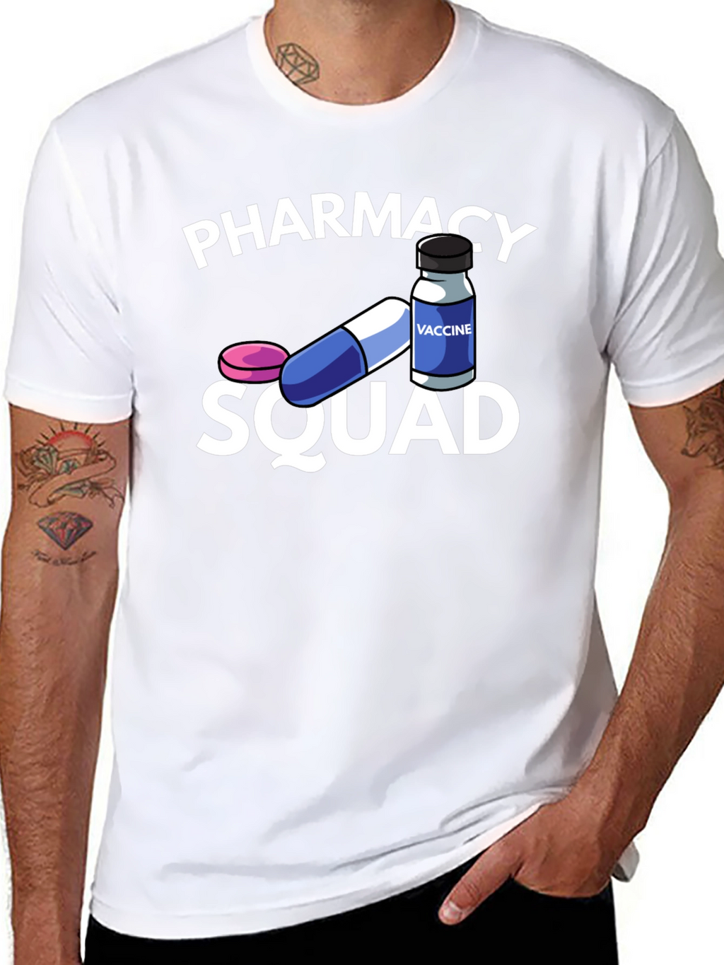 Pharmacy Squad T-Shirt - Vaccine Hero Tee