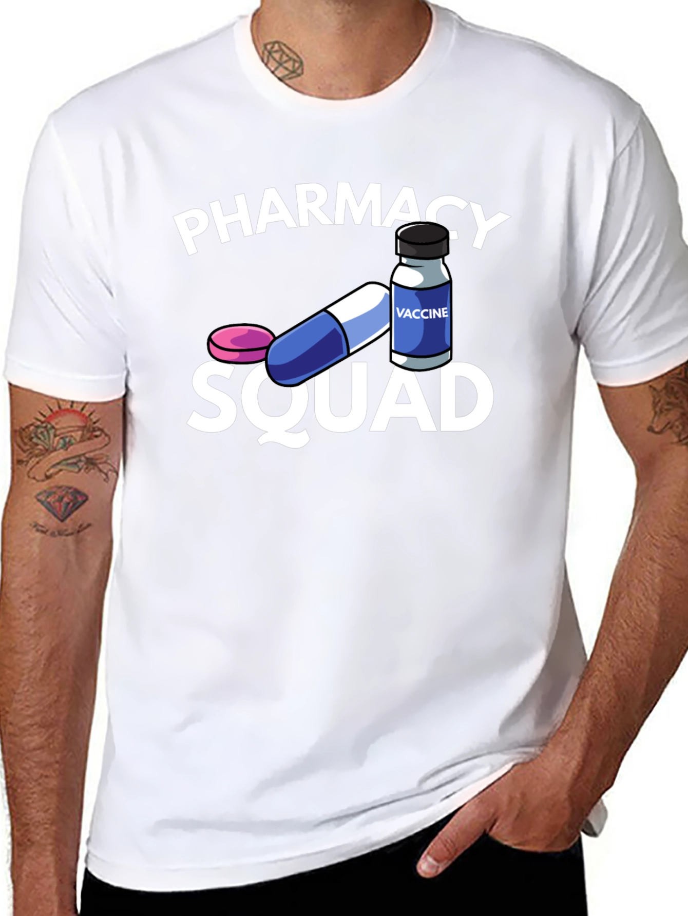 Pharmacy Squad T-Shirt - Vaccine Hero Tee