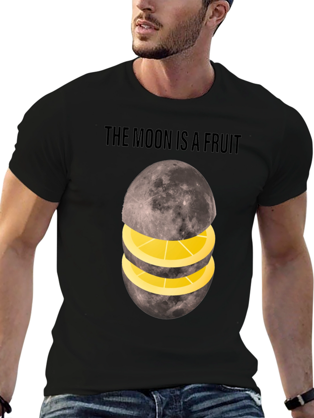 The Moon is a Fruit Graphic Tee