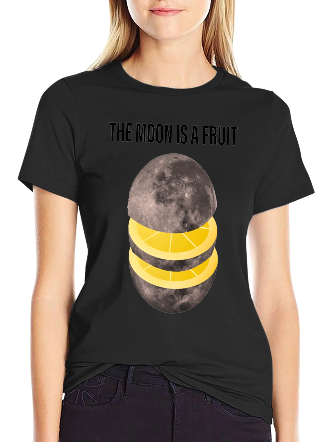 The Moon is a Fruit Graphic Tee