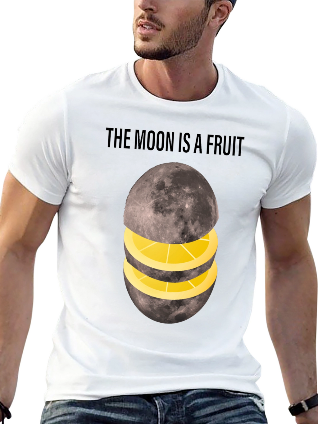 The Moon is a Fruit Graphic Tee