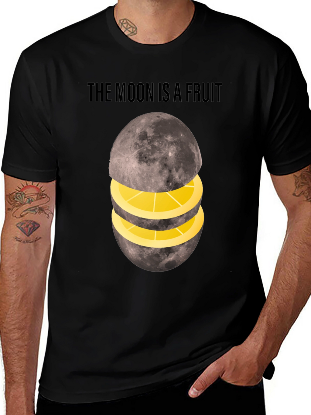 The Moon is a Fruit Graphic Tee