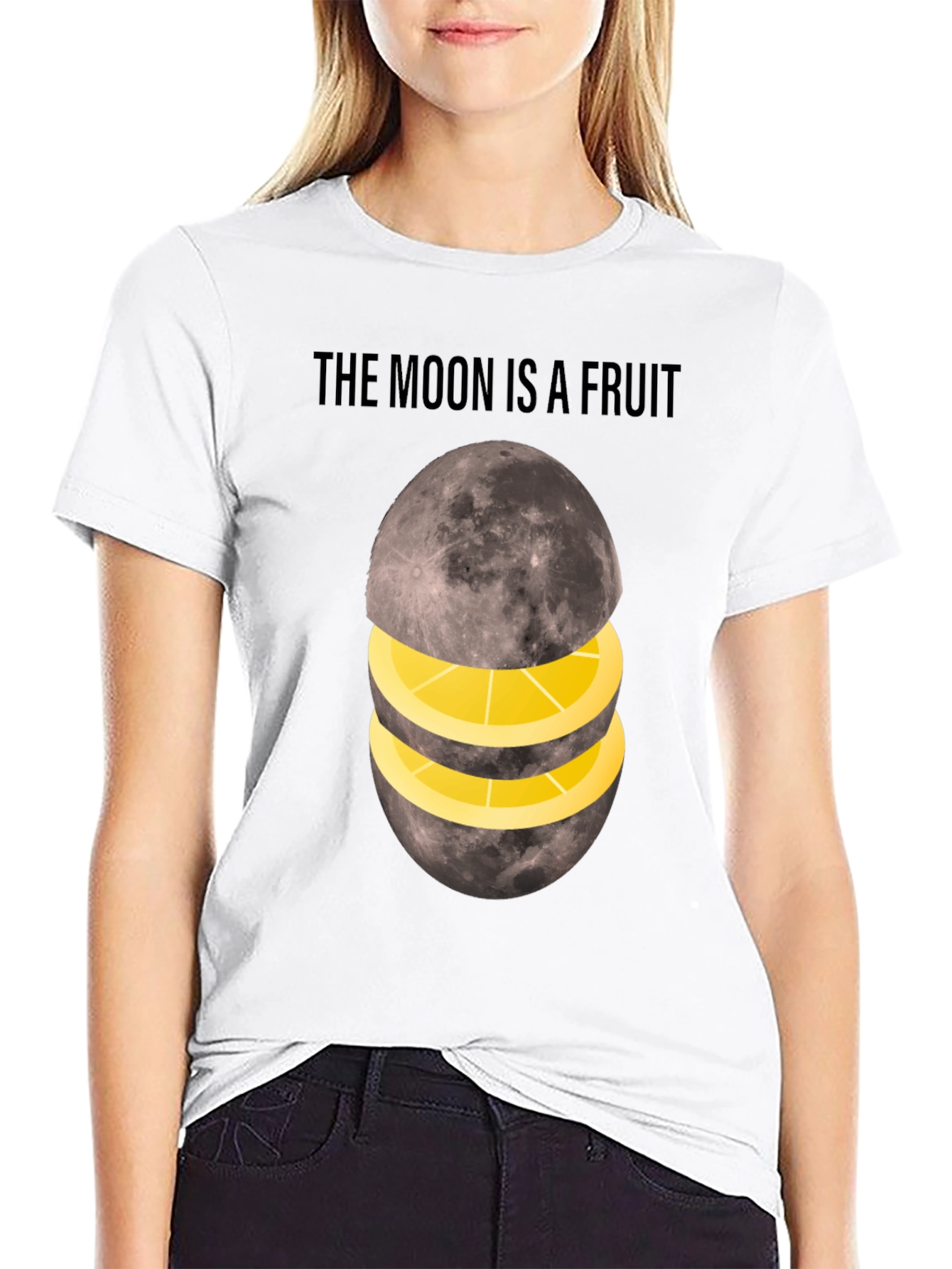 The Moon is a Fruit Graphic Tee