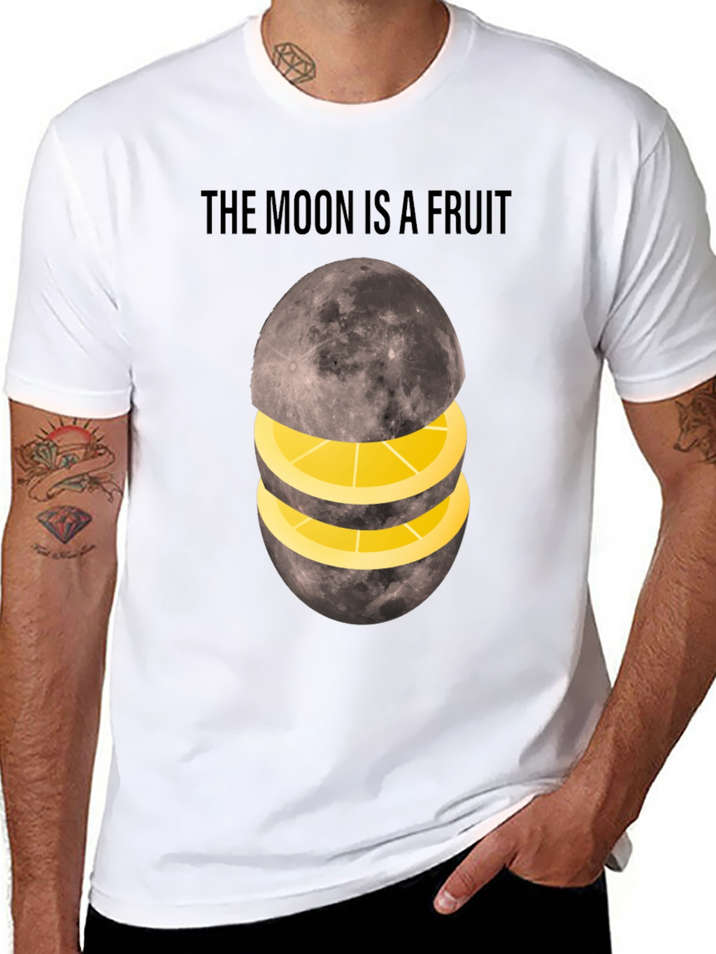The Moon is a Fruit Graphic Tee