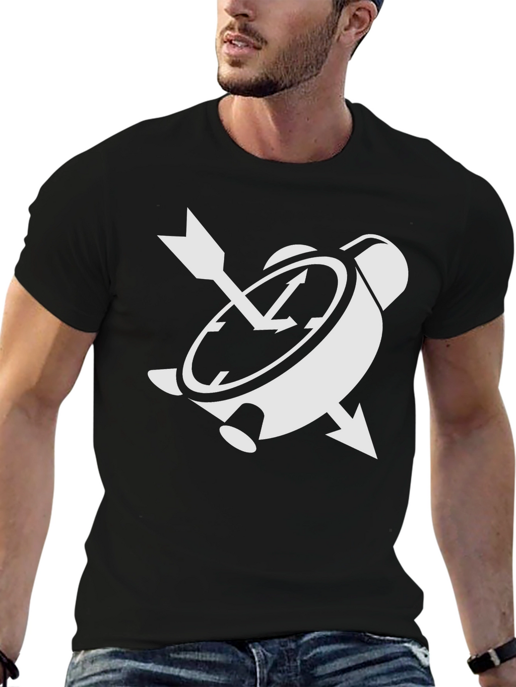 Arrow Clock T-Shirt - Unique Graphic Tee