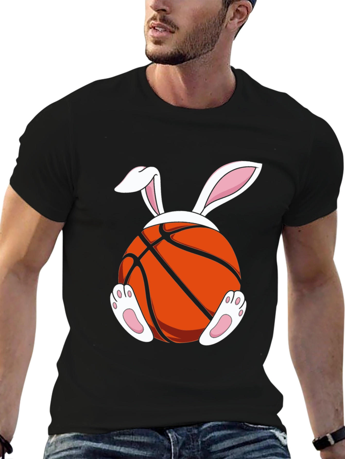 Bunny Basketball Graphic Tee