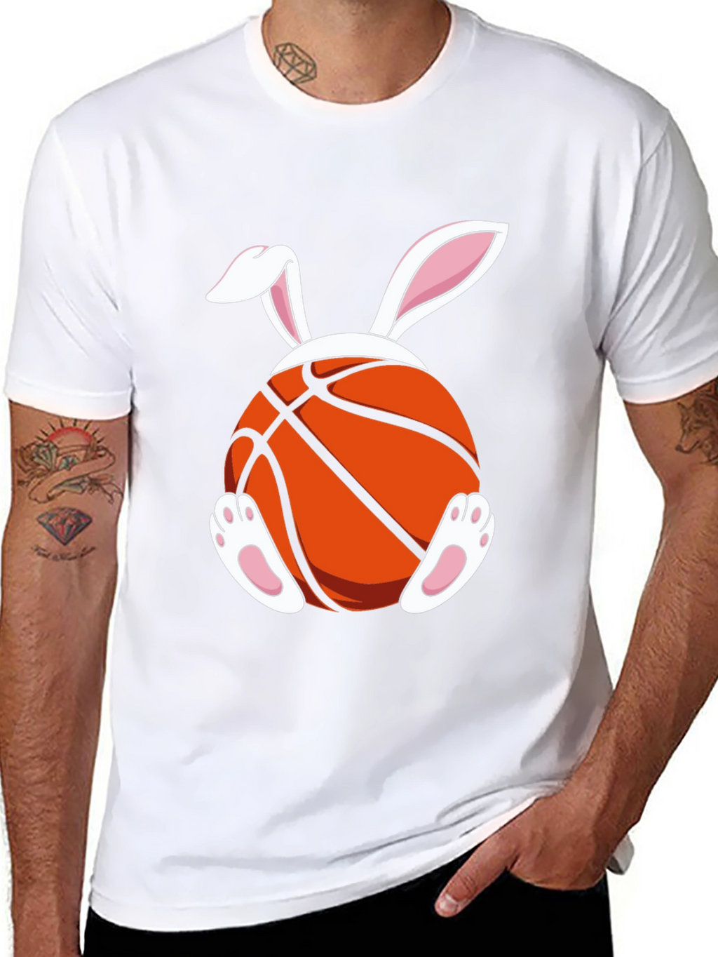 Bunny Basketball Graphic Tee