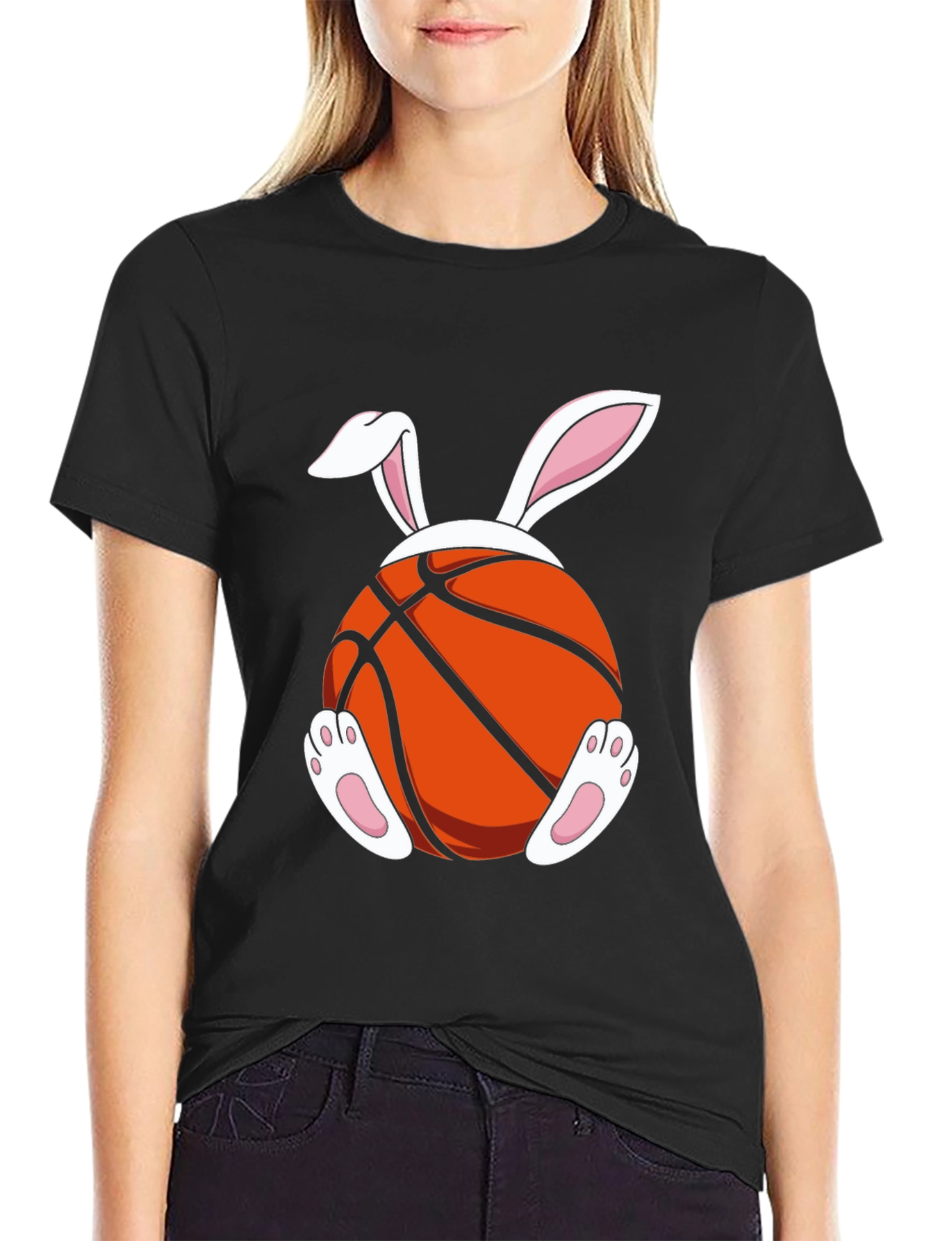 Bunny Basketball Graphic Tee